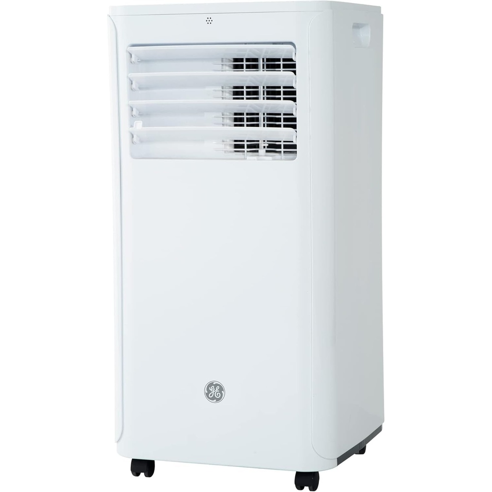 image:imageGE 5000 BTU Portable Air Conditioner for Small Rooms up to 150 Sq Ft Compact 3in1 AC Unit with Dehumidifier amp Fan NoDrain Auto Evaporation Remote Ez Install Kit White6 000 BTU