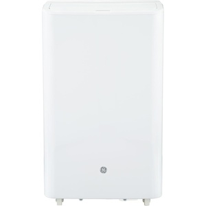 GE 5,000 BTU Portable Air Conditioner for Small Rooms up to 150 Sq Ft, Compact 3-in-1 AC Unit with Dehumidifier & Fan, No-Drain Auto Evaporation, Remote, Ez Install Kit, White(7 000 BTU)