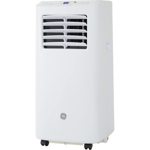 GE 5,000 BTU Portable Air Conditioner for Small Rooms up to 150 Sq Ft, Compact 3-in-1 AC Unit with Dehumidifier & Fan, No-Drain Auto Evaporation, Remote, Ez Install Kit, White(New 5 000 BTU)
