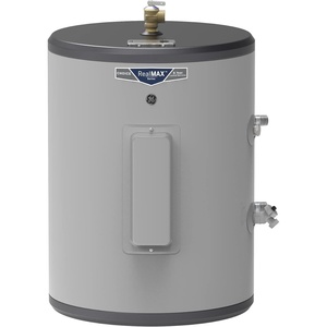 GE Appliances 10 Gallon Versatile Plug and Play Electric Water Heater with Adjustable Thermostat, Easily Installs Where You Want It, 120 Volt(18 Gallon)