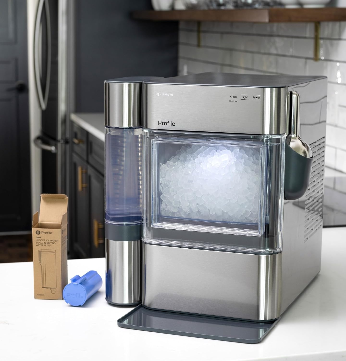 image:imageGE Profile Opal Carbon Replacement Water Filter for Opal Nugget Ice Maker  Cleans and Filters Water for Fresh Ice  Replace Every 3 Months for Best Results  Easy Install  Pack of 1Scale Inhibiting Filter