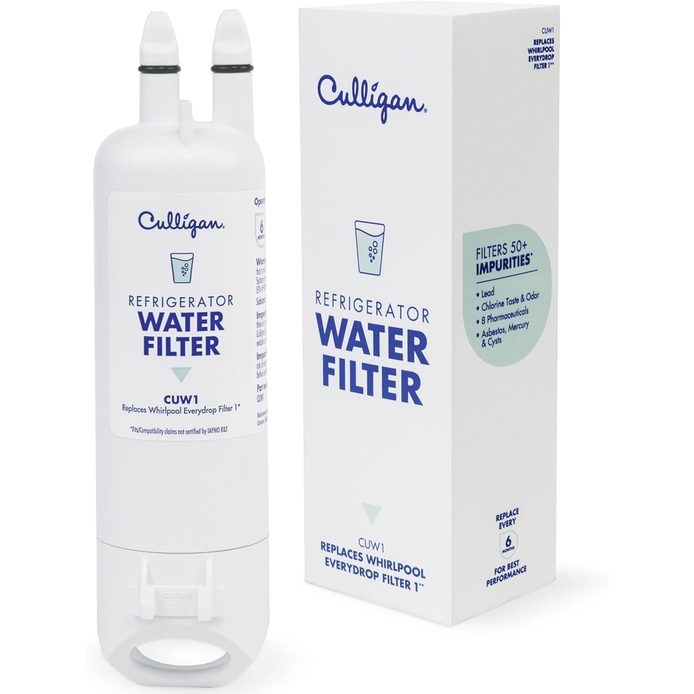image:imageCulligan CUW4 Refrigerator Water Filter Replacement for Whirlpool Water Filter 4 EDR4RXD1 Replace Every 6 Months Pack of 1Pack of 1