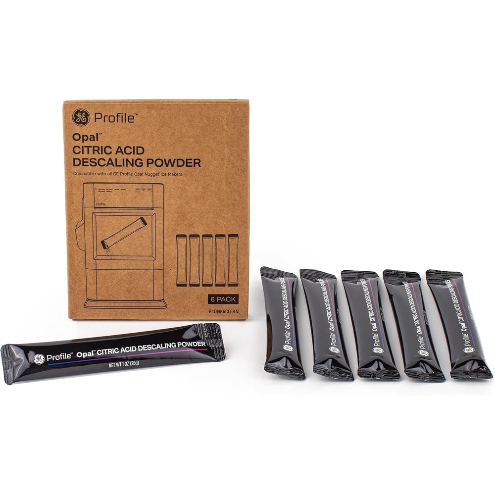 image:imageGE Profile Opal Descaling Powder Removes mineral deposits and scale buildup Enhanced Ice Performance 6 Pack Kit