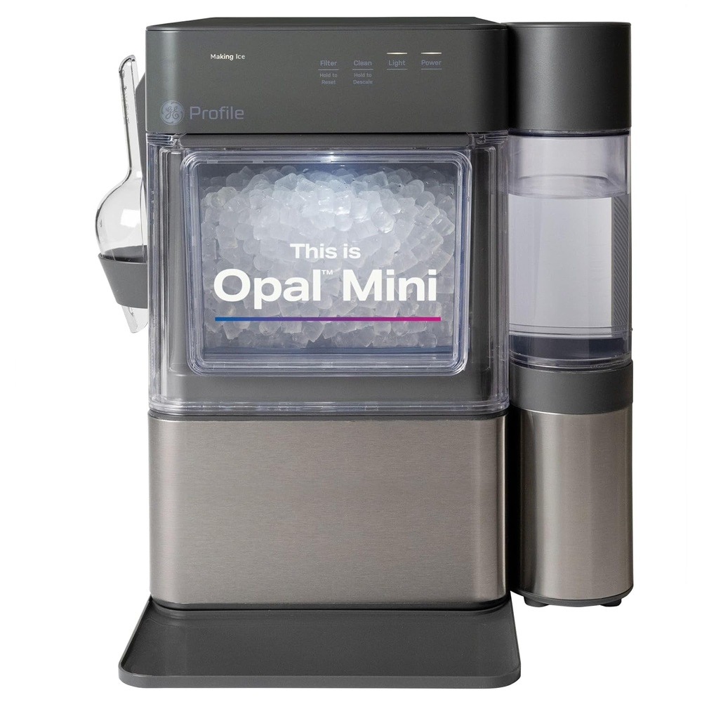 image:imageGE Profile Opal MINI PRO Nugget Ice Maker wSide Tank Portable Countertop Pebble Ice Machine 36 lbsDay Top Fill 6 Pack Descaler amp Scoop Stainless Steel