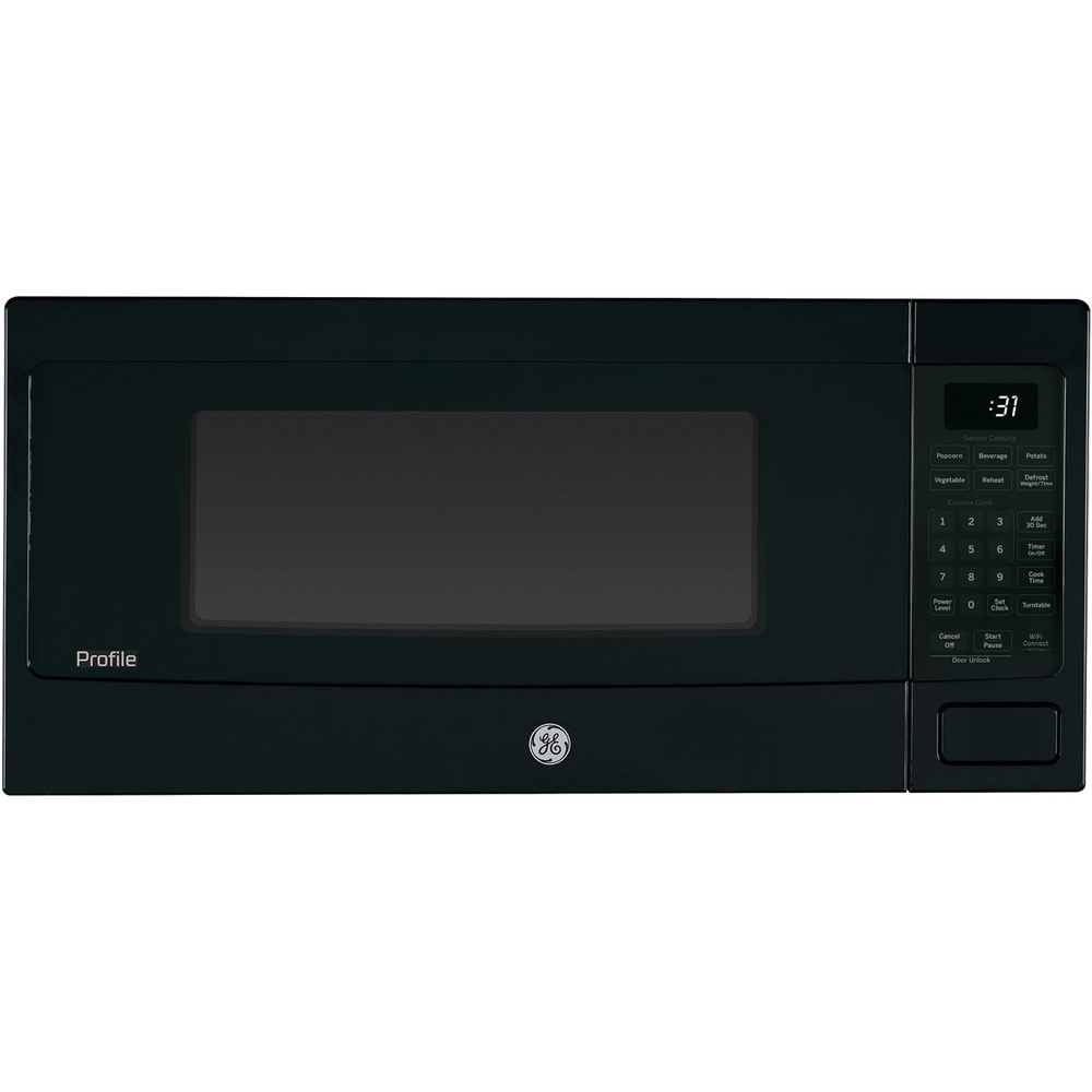 image:imageGE Profile PCHK11S1WSS 11 Cu Ft Countertop Microwave 800W Sensor Cooking ScantoCook WiFi Enable BuiltIn Capable Stainless SteelBlack