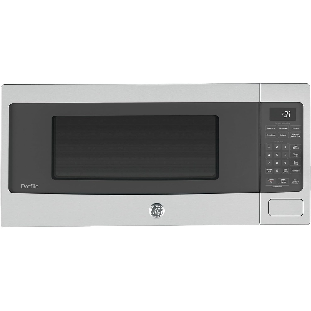 image:imageGE Profile PCHK11S1WSS 11 Cu Ft Countertop Microwave 800W Sensor Cooking ScantoCook WiFi Enable BuiltIn Capable Stainless SteelStainless Steel