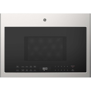 GE 24″ Over-the-Range Microwave, 1.4 Cu. Ft., 1000 Watts, 300 CFM Hood Vent, LED Lighting, Auto Defrost, Installer-Friendly, Stainless Steel, GVMB14S4WSS(Stainless Steel)