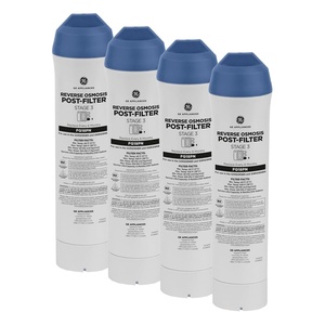 GE 3 Stage Reverse Osmosis Under Sink Water Filtration System with Faucet, Reduces Lead, Chlorine, Arsenic & More, Replace Filters (FQ18PN, FQ18MN, FQ18RT) Every 6/12 Months, GXRQ18NBN(1 count (pack of 8))
