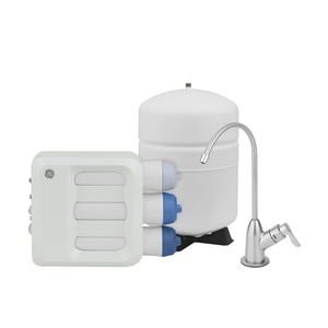 GE 3 Stage Reverse Osmosis Under Sink Water Filtration System with Faucet, Reduces Lead, Chlorine, Arsenic & More, Replace Filters (FQ18PN, FQ18MN, FQ18RT) Every 6/12 Months, GXRQ18NBN(1 Count (Pack of 1))