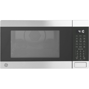 GE 4-in-1 Air Fry Countertop Microwave Oven, 1050 Watt, 1.0 Cu. Ft. | Stainless Steel, Combines Microwave, Air Fry, Convection, and Broil, Child Lock Technology, 4 Convenience Cook Settings(Stainless Steel)