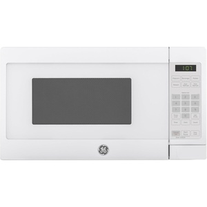 GE Countertop Microwave, 700 Watt 0.7 Cu. Ft., Stainless Steel, GCST07N1WSS | 4 Convenience Cook Settings, One-Touch Controls, Child Lock Technology, Glass Turntable, for Kitchen, Dorm, Office, Apartment(White)