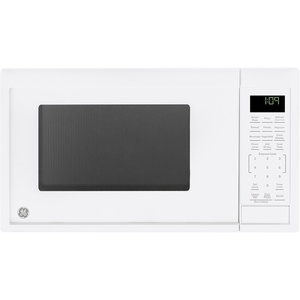 GE Countertop Microwave Oven, 900 Watt, 0.9 Cu. Ft., Black, GCST09N1WBB | 7 Convenience Cook Settings, One-Touch Controls, Child Lock Technology, Glass Turntable, for Kitchen, Dorm, Office, Apartment(White)