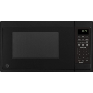 GE Countertop Microwave Oven, 900 Watt, 0.9 Cu. Ft., Black, GCST09N1WBB | 7 Convenience Cook Settings, One-Touch Controls, Child Lock Technology, Glass Turntable, for Kitchen, Dorm, Office, Apartment(Black)