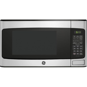 GE Countertop Microwave Oven, 950 Watt, 1.1 Cu. Ft., Stainless Steel | 6 Convenience Cook Settings, Bonus Pasta Cooker Included, One-Touch Controls, Child Lock Technology, Glass Turntable(Stainless Steel – Pasta Cooker)