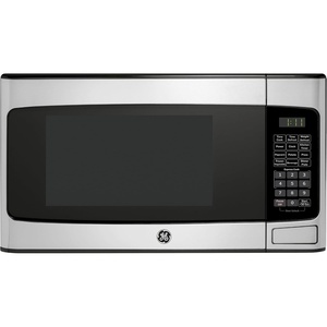 GE Countertop Microwave Oven, 950 Watt, 1.1 Cu. Ft., Stainless Steel | 6 Convenience Cook Settings, Bonus Pasta Cooker Included, One-Touch Controls, Child Lock Technology, Glass Turntable(Stainless Steel)