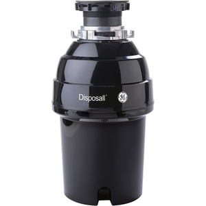 GE Disposall Continuous Feed 1 Horsepower Motor Garbage Disposer, Good for Grinding: Cooked Meat, Beans, & Seeds, Easy Install Kit, Non-Corded, Recommended Families of 4 or More, GFC1020N | Continuous Feed, Jam Resistant Technology, Quiet Motor, Easy Install, Anti-Clog Drain Boost, 10-Year Limited Warranty(1 HP Non-Corded)