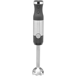 GE Immersion Blender | Handheld Blender for Shakes, Smoothies, Baby Food & More | Includes Whisk & Blending Jar | 2-Speed | Interchangeable Attachment for Easy Clean | 500 Watts | Stainless Steel(Immersion Blender)