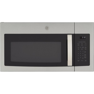 GE Over-the-Range Microwave Oven with Recirculating Venting, 1.8 Cu. FT, 900W, 12.8” Removable Turntable, 10 Power Levels, Stainless Steel(Stainless Steel)