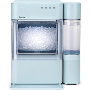 GE Profile Opal 2.0 XL with 1 Gallon Tank, Chewable Crunchable Countertop Nugget Ice Maker, Scoop Included, 38 lbs in 24 Hours, Pellet Ice Machine with WiFi & Smart Connected, Moonstone Blue(Moonstone Blue)