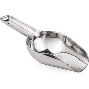 GE Profile Opal Stainless Steel Scoop, Ergonomic Grip, Dishwasher Safe, Works with Opal 2.0 Nugget Ice Maker(Stainless Steel)