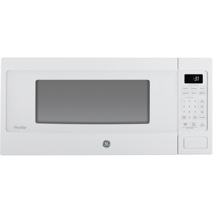 GE Profile PCHK11S1WSS 1.1 Cu Ft Countertop Microwave, 800W, Sensor Cooking, Scan-to-Cook, Wi-Fi Enable, Built-In Capable, Stainless Steel(White)