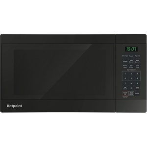 Hotpoint RES1072DTWW 0.7 Cu. Ft. Capacity Countertop Microwave Oven, White(Black)
