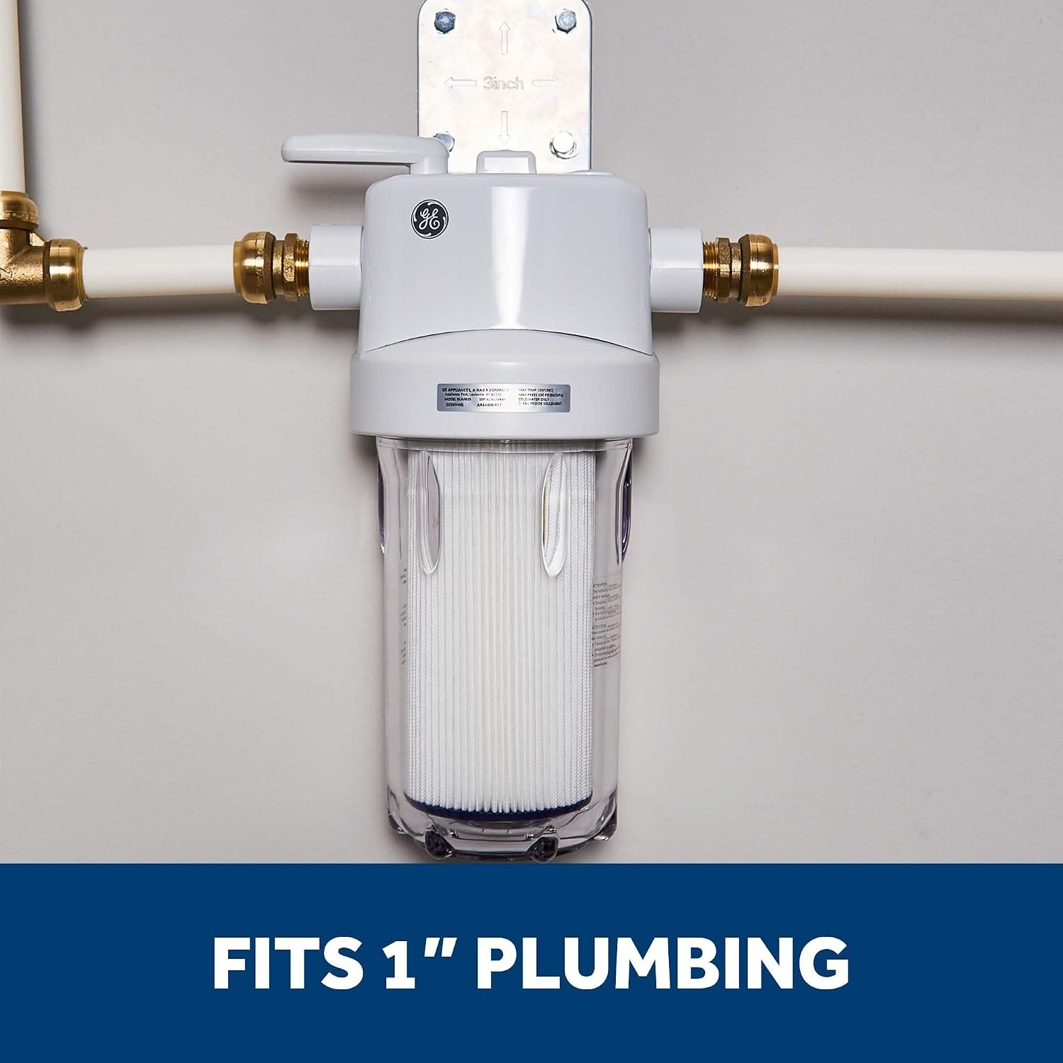 image:imageGE FXHSC Whole House Water Filter Replacement for Water Filtration System NSF Certified Reduces Sediment Rust amp Other Impurities from Water Replace Every 3 Months for Best Results 1 Filter790 x 840 x 1640 inches Pack of 2