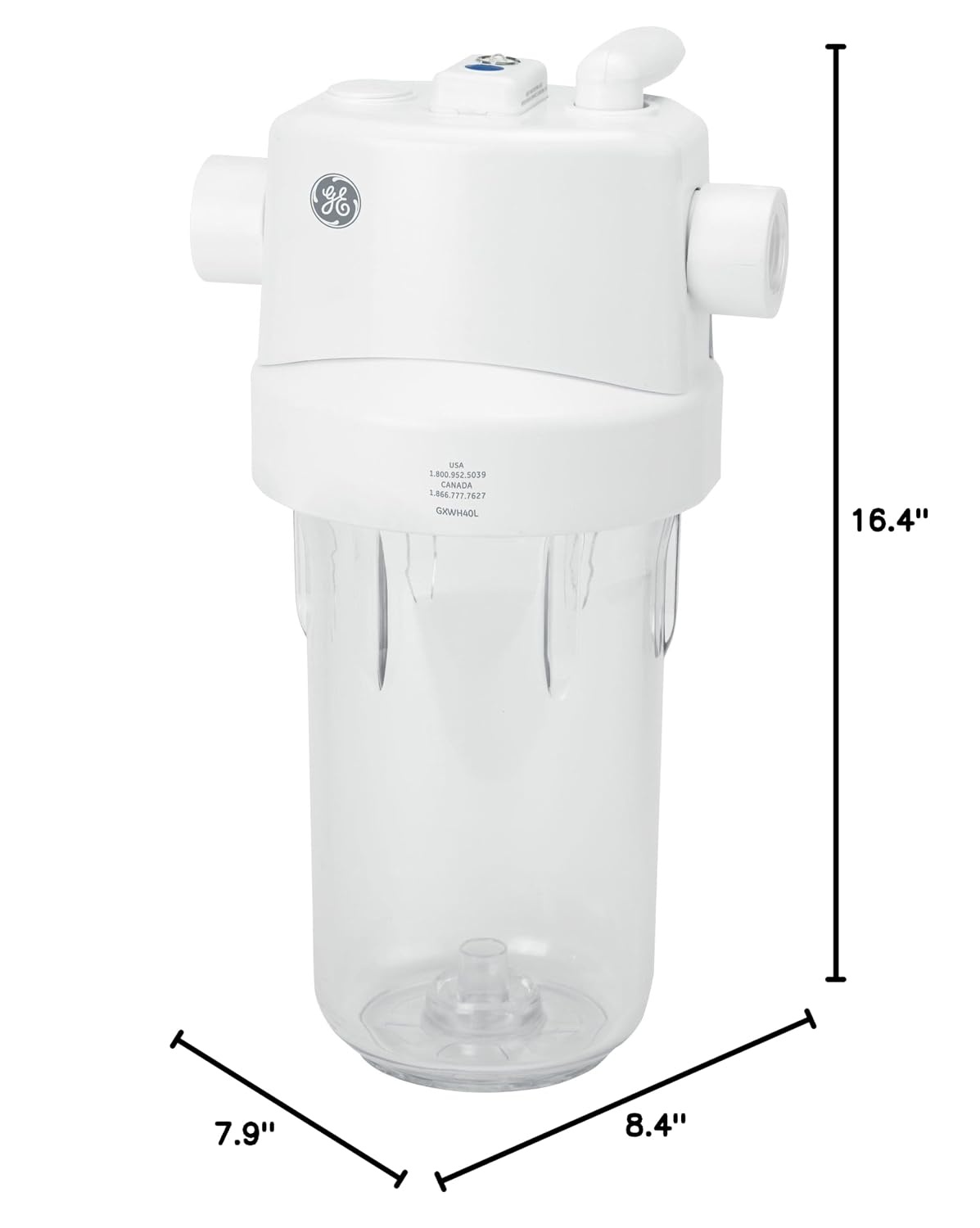 image:imageGE FXHSC Whole House Water Filter Replacement for Water Filtration System NSF Certified Reduces Sediment Rust amp Other Impurities from Water Replace Every 3 Months for Best Results 1 Filter790 x 840 x 1640 inches