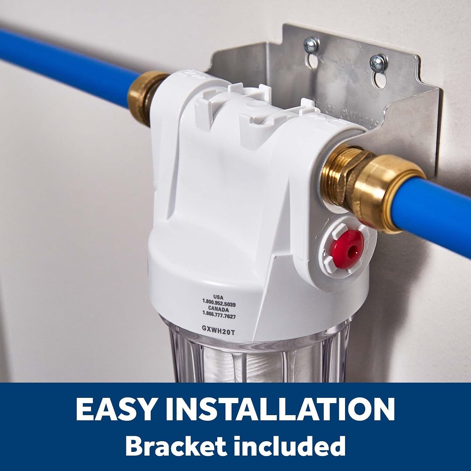 image:imageGE FXUSC Whole House Water Filter Replacement for Water Filtration System NSF Certified Reduces Sediment Rust amp Other Impurities from Water Replace Every 3 Months for Best Results 2 Filters1 Count Pack of 1