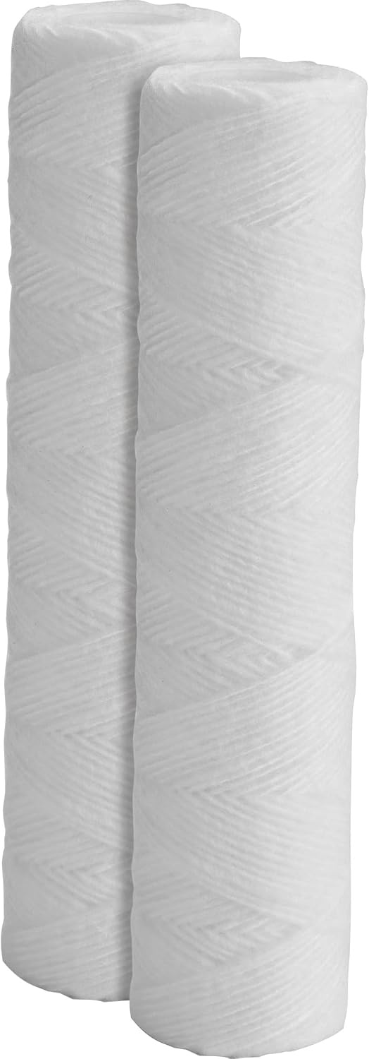 image:imageGE FXUSC Whole House Water Filter Replacement for Water Filtration System NSF Certified Reduces Sediment Rust amp Other Impurities from Water Replace Every 3 Months for Best Results 2 Filters1 Count Pack of 12
