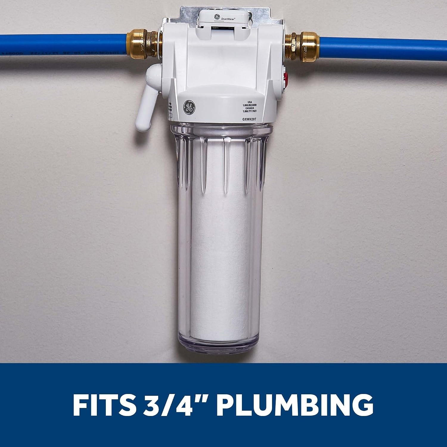 image:imageGE FXUSC Whole House Water Filter Replacement for Water Filtration System NSF Certified Reduces Sediment Rust amp Other Impurities from Water Replace Every 3 Months for Best Results 2 Filters1 Count Pack of 4