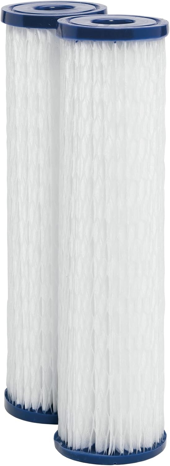 image:imageGE FXUSC Whole House Water Filter Replacement for Water Filtration System NSF Certified Reduces Sediment Rust amp Other Impurities from Water Replace Every 3 Months for Best Results 2 Filters1 Count Pack of 2