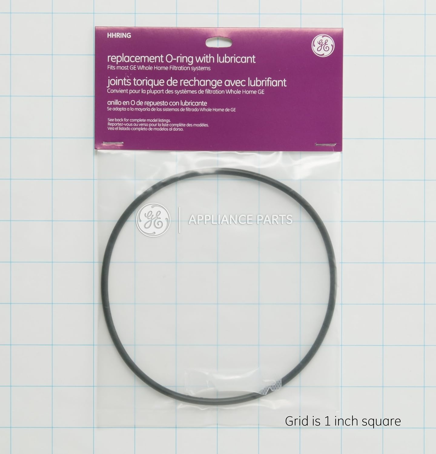 image:imageGE Replacement ORing for atHome Water Filtration System  Prevents Liquid from Leaking from Sink amp Water Filter System  Includes 1 Ring and 1 Tube of Silicone Lubricant  BlackPack of 1