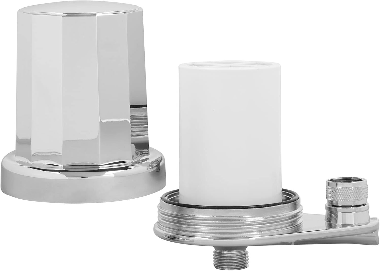image:imageGE Shower Replacement Filter Removes Chlorine Fits GXSM01TBL Filtration System Replace Every 6 Months FXSCT1 Count Pack of 2