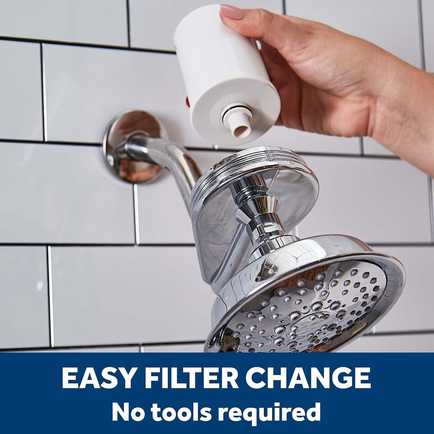 image:imageGE Shower Replacement Filter Removes Chlorine Fits GXSM01TBL Filtration System Replace Every 6 Months FXSCT1 count  pack of 1
