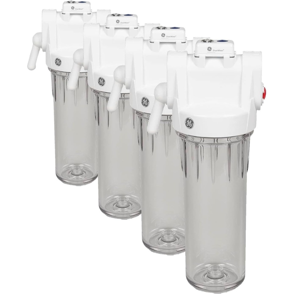 image:imageGE FXUSC Whole House Water Filter Replacement for Water Filtration System NSF Certified Reduces Sediment Rust amp Other Impurities from Water Replace Every 3 Months for Best Results 2 Filters1 Count Pack of 4