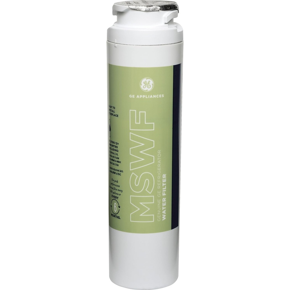 image:imageGE MSWF Refrigerator Water Filter  Certified to Reduce Lead Sulfer and 50 Other Impurities Pack of 1