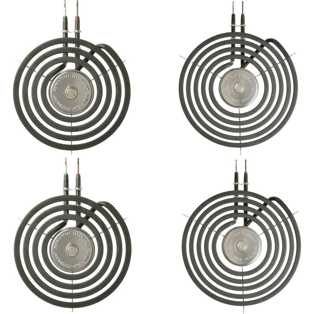 image:imageGE SensiTemp Coil Cooktop Replacement 4 Pack 2 8 Elements amp 2 6 Elements