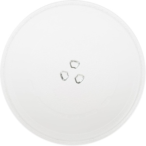 GE Appliances UNIVTRAY112 11.25-Inch Microwave Tray Replacement – Durable, High-Quality Glass Turntable Plate for Improved Cooking Performance(‎9.5 inch)