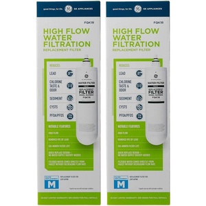 GE Single Stage Drinking Water System Replacement Filter, Fits GX1S01R Under Sink Filtration System, Replace Every 6 Months, FXUVC(1 count (Pack of 2))